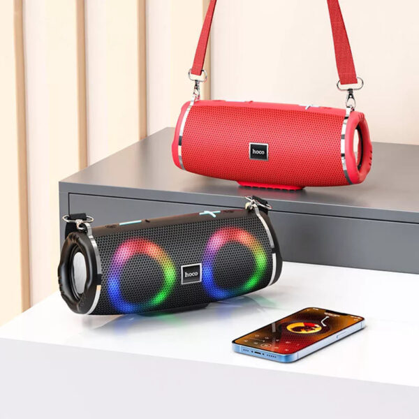Hoco BS33 Voice Ηχείο Bluetooth 5W με Ραδιόφωνο και Διάρκεια Μπαταρίας έως 5 ώρες Κόκκινο