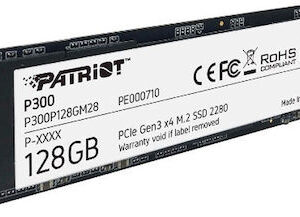 Patriot P300 SSD 128GB M.2 NVMe PCI Express 3.0