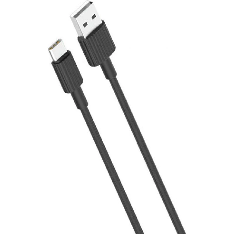 USB A 2.0 Cable Male To Type C Black 1m XO NBP156