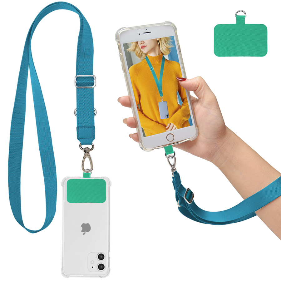 Strap Λαιμού Sonique Lanyard για Κινητά Γαλάζιο