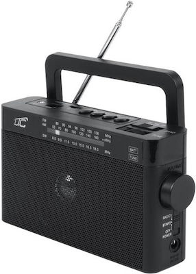LTC Audio LXLTC2028C Φορητό Ραδιόφωνο Επαναφορτιζόμενο με Bluetooth και USB Μαύρο
