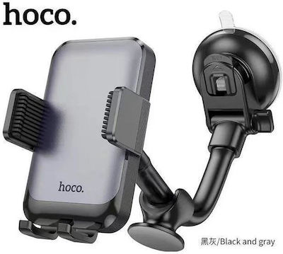 Hoco Βάση Κινητού Αυτοκινήτου με Ρυθμιζόμενα Άγκιστρα Μαύρη