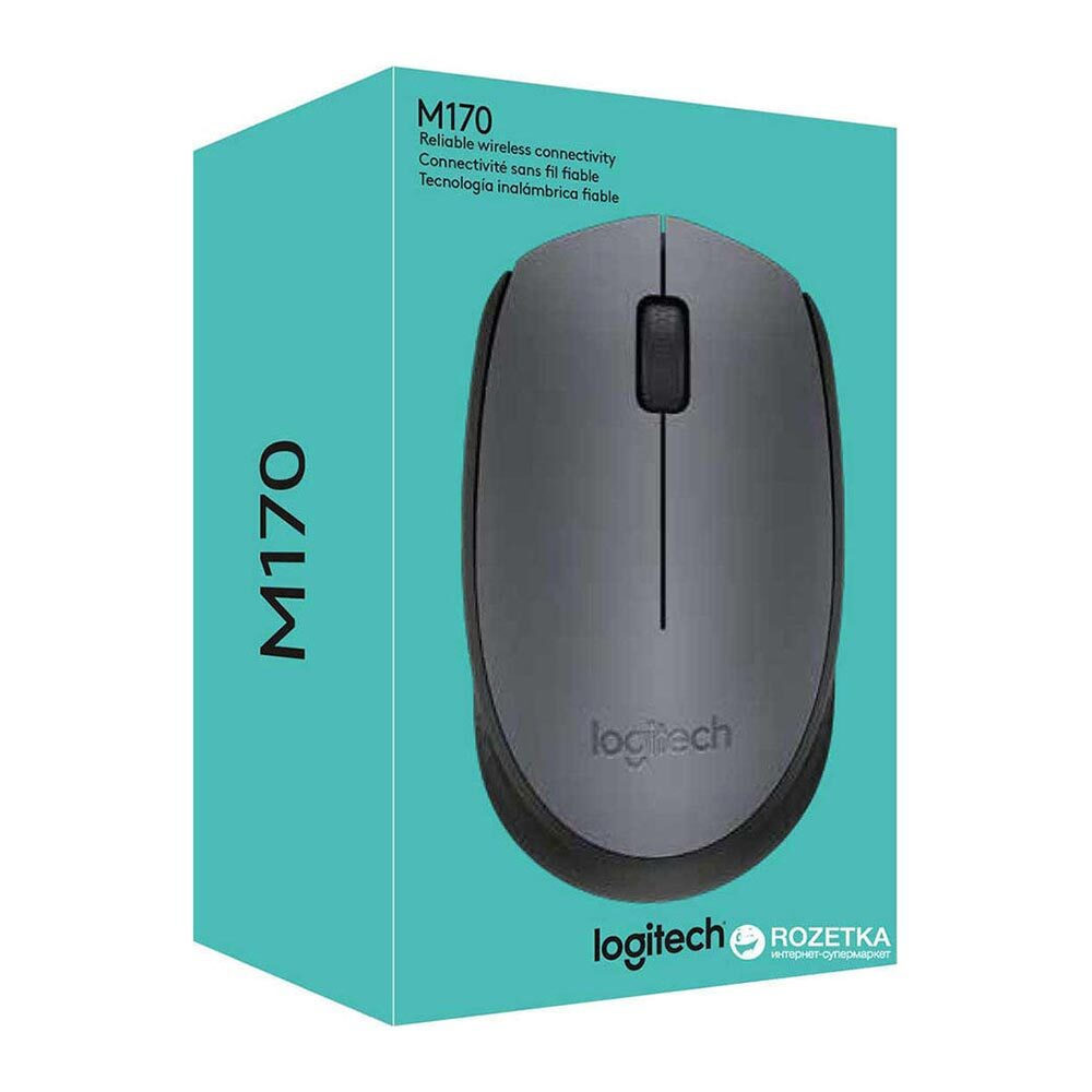 Logitech M170 Ασύρματο Ποντίκι Γκρι
