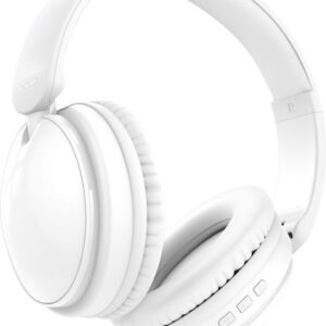 XO BE36 Ασύρματα Bluetooth Over Ear Ακουστικά με 16 ώρες Λειτουργίας Λευκά