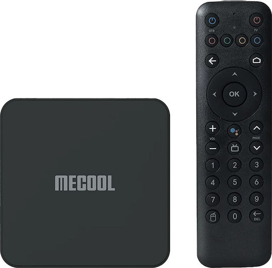 Mecool TV Box MCL-KM7SE 4K UHD με WiFi USB 2.0 2GB RAM και 32GB Αποθηκευτικό Χώρο με Λειτουργικό Android και Google Assistant
