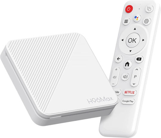 H96 Max TV Box H96 MAX H313 H96MAX-H313 4K UHD με WiFi USB 2.0 2GB RAM και 16GB Αποθηκευτικό Χώρο με Λειτουργικό Android 14.0 και Google Assistant