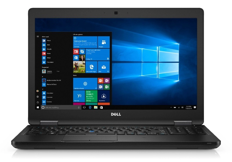 DELL Laptop Latitude 5580, Refurbished , i5-7300U, 8/256GB M.2, 15.6", Cam, HD Graphics 620 WINDOWS 11