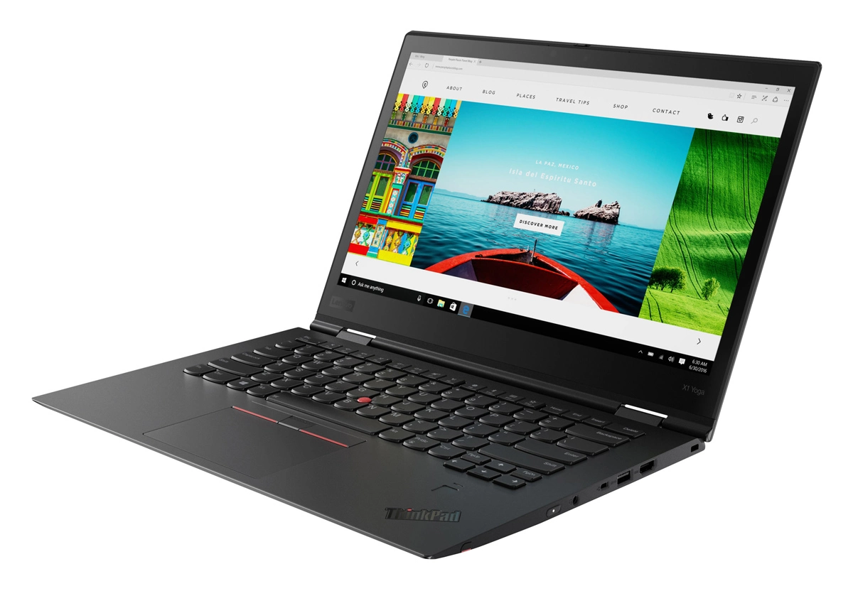 LENOVO Laptop X1 Yoga 3rd Gen,Touchscreen, Refurbished Grade A, i5-8350U 8/256GB M.2 Cam 14", Intel UHD Graphics 620, Windows 11 Pro